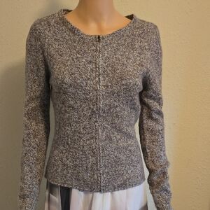 Elegant Heathered Cardigan